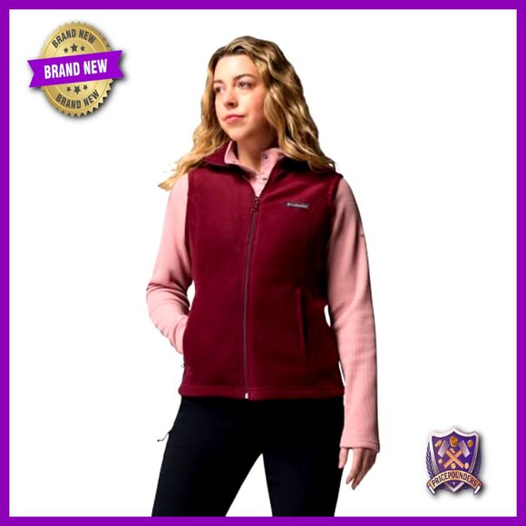 Fleece Vest for Women, Zippered Pockets, Regular Fit, Layering Essential - Picture 4 of 5